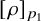 left bracket rho right bracket Subscript p 1