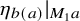 eta Subscript b left parenthesis a right parenthesis Baseline vertical bar Subscript upper M 1 a Baseline