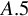 upper A Baseline .5