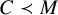 upper C precedes upper M