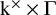 normal k Superscript times Baseline times normal upper Gamma