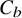 upper C Subscript b