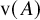 normal v left parenthesis upper A right parenthesis
