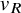v Subscript upper R