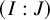 left parenthesis upper I colon upper J right parenthesis