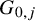 upper G Subscript 0 comma j