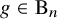 g element of normal upper B Subscript n