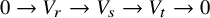 0 right arrow upper V Subscript r Baseline right arrow upper V Subscript s Baseline right arrow upper V Subscript t Baseline right arrow 0