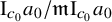 normal upper I Subscript c 0 Baseline a 0 divided by German m normal upper I Subscript c 0 Baseline a 0
