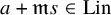 a plus German m s element of upper L i n