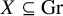 upper X subset of or equal to upper G r