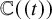 double struck upper C left parenthesis left parenthesis t right parenthesis right parenthesis
