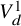 upper V Subscript d Superscript 1