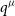 q Superscript mu