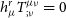 h Subscript mu Superscript r Baseline upper T Subscript semicolon nu Superscript mu nu Baseline equals 0