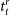t Subscript t Superscript r