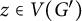 z element of upper V left parenthesis upper G Superscript prime Baseline right parenthesis