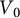 upper V 0