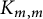 upper K Subscript m comma m