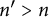 n prime greater than n