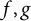 f comma g