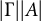 StartAbsoluteValue normal upper Gamma EndAbsoluteValue StartAbsoluteValue upper A EndAbsoluteValue
