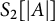 upper S 2 left bracket StartAbsoluteValue upper A EndAbsoluteValue right bracket