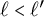 script l less than script l prime