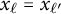 x Subscript script l Baseline equals x Subscript script l prime