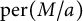 per left parenthesis upper M divided by a right parenthesis