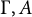 normal upper Gamma comma upper A