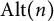 upper A l t left parenthesis n right parenthesis