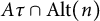 upper A tau intersection upper A l t left parenthesis n right parenthesis