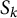 upper S Subscript k