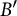 upper B prime