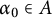 alpha 0 element of upper A