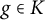 g element of upper K