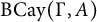 upper B upper C a y left parenthesis normal upper Gamma comma upper A right parenthesis