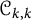 script upper C Subscript k comma k
