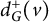 d Subscript upper G Superscript plus Baseline left parenthesis v right parenthesis