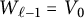 upper W Subscript script l minus 1 Baseline equals upper V 0