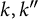 k comma k quotation mark