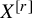 upper X Superscript left bracket r right bracket