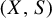 left parenthesis upper X comma upper S right parenthesis