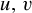 u comma v