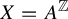 upper X equals upper A Superscript double struck upper Z