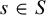 s element of upper S