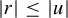StartAbsoluteValue r EndAbsoluteValue less than or equals StartAbsoluteValue u EndAbsoluteValue