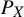 upper P Subscript upper X