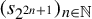 left parenthesis s Subscript 2 Sub Superscript 2 n plus 1 Subscript Baseline right parenthesis Subscript n element of double struck upper N